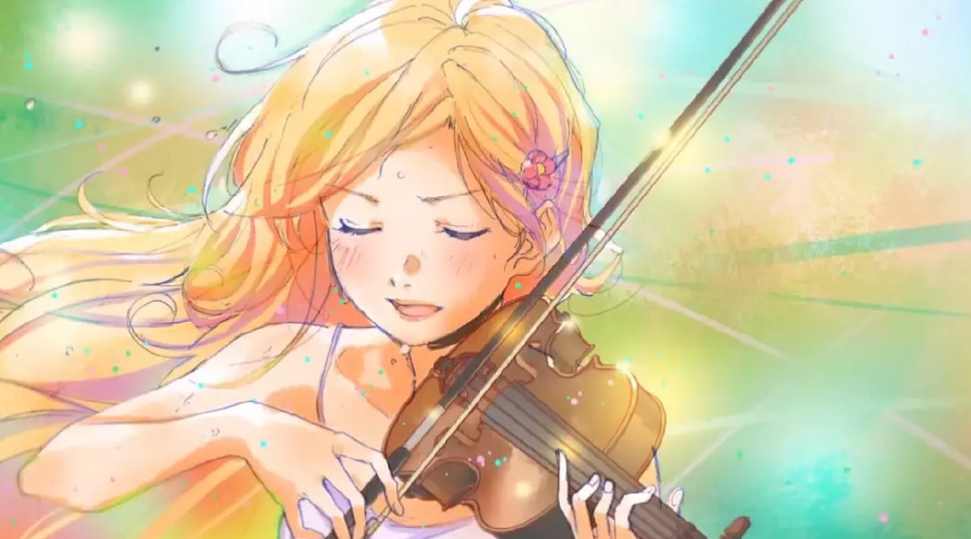 还有《四月是你的谎言》里的宫园薰,相信大家对于她相当熟悉,这是一部