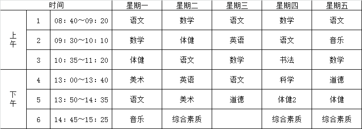 独家关注苏州各重点小学分班课程表作息时间汇总