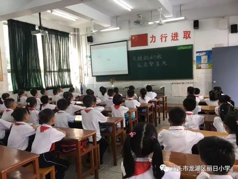 灭蚊除积水远离登革热丽日小学开学第一课