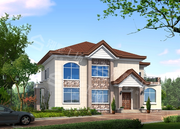 40万可建的农村别墅新款设计图,与众不同的美