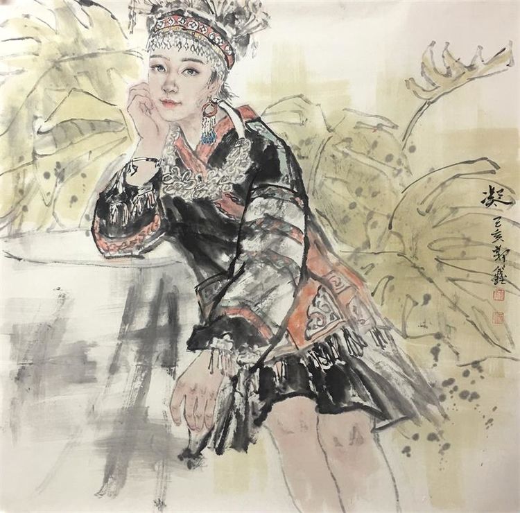 笔墨融情—女画家郭鑫人物画