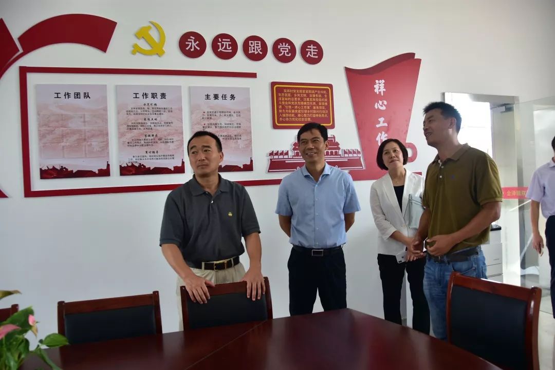 副区长姜爱锋来金泽镇开展软弱涣散村党组织排查工作_镇党委