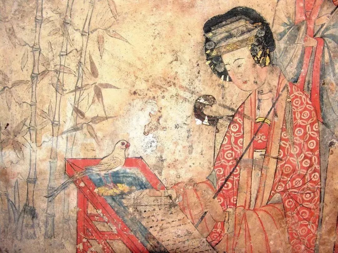 《杨贵妃鹦鹉图》(来源:china.com.