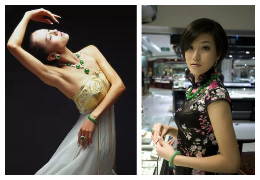 谢娜戴价值千万的翡翠手镯上节目翡翠不愧是女人终身的保险柜