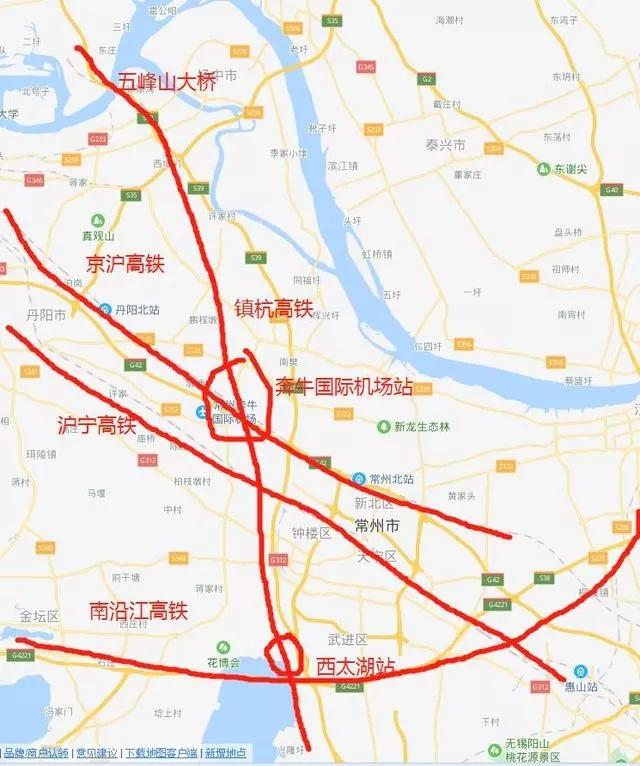 镇宣铁路变成镇杭铁路,扬州高铁东站出发,从五峰山大桥到杭州的高速