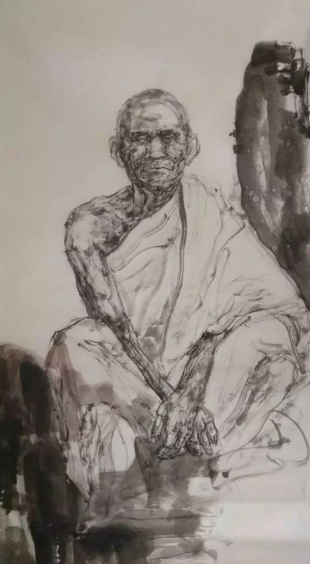 没有进过美院的中国人物画画家万军