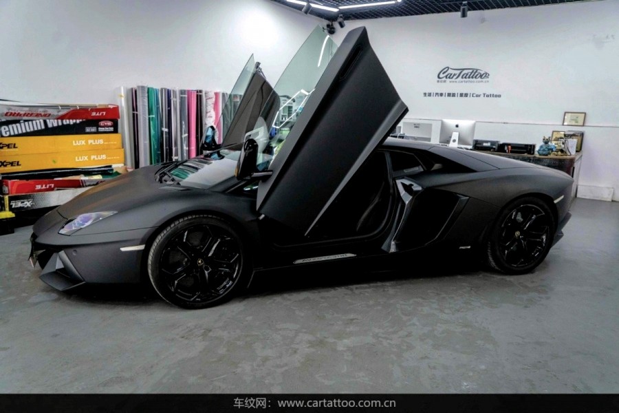 兰博基尼大牛黑化的战斗派不好惹车纹好色