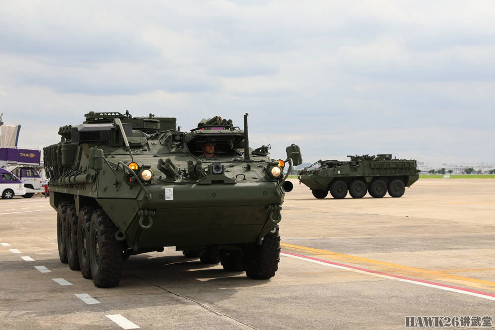 原創泰國陸軍再買重型裝備美國c17空運首批斯特瑞克裝甲車