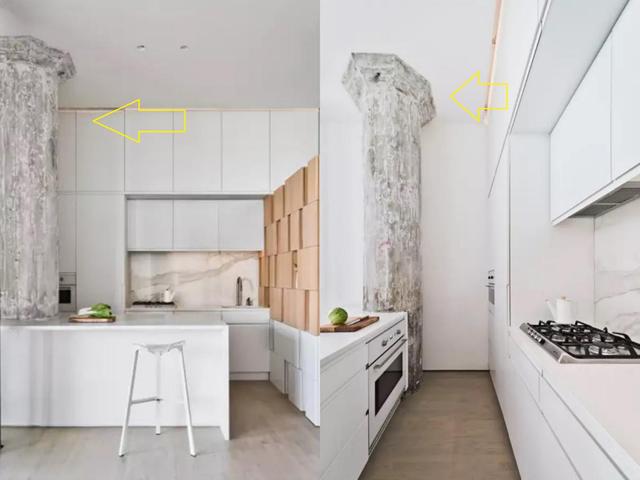 承重柱不能拆不能挪,真是丑丑丑!聪明人都学会这样隐藏了,好看