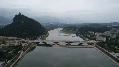 一桥飞架南北天堑变通途今天松阳独山大桥正式通车了