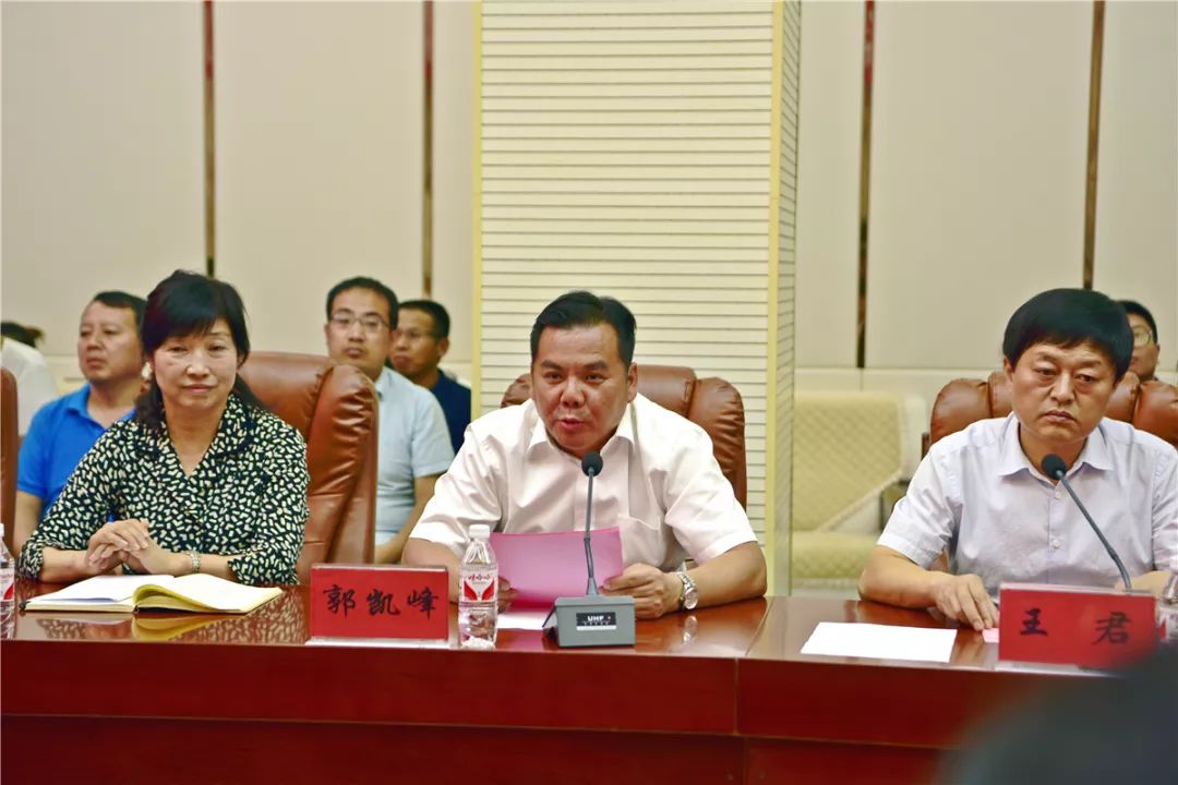 教育部巡视专员王富讲话旬邑县委常委,宣传部长郭凯峰,县委常委