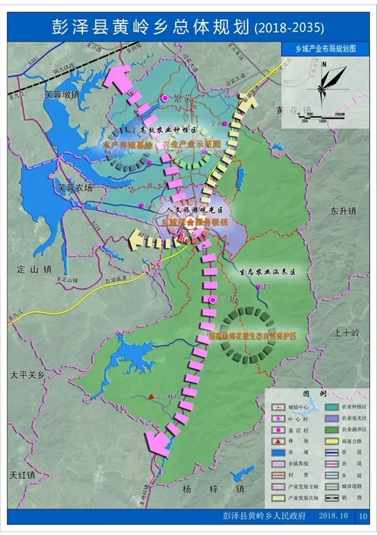 《彭泽县黄岭乡总体规划(2018-2035)》规划成果公示