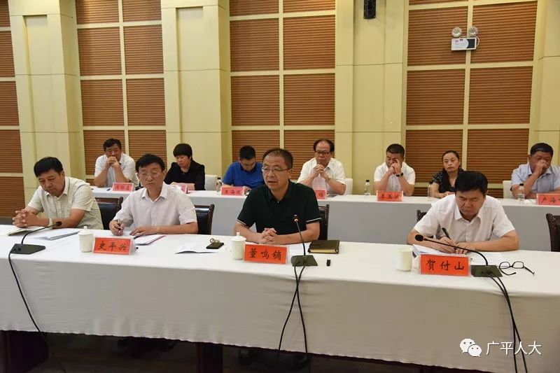 县领导董鸣镝,祁富强,贺付山,史平兴,李耀辉,赵凤河,高海山,教占兴