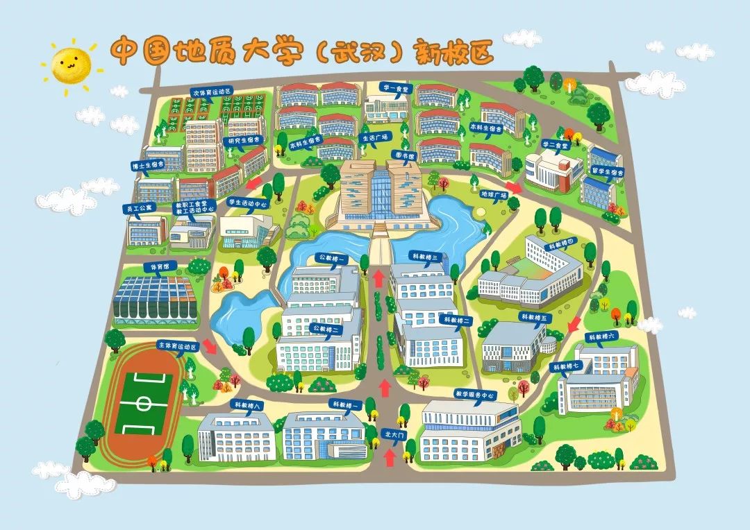 抢鲜看57万平方米38栋单体中国地质大学武汉新校区中建三局造