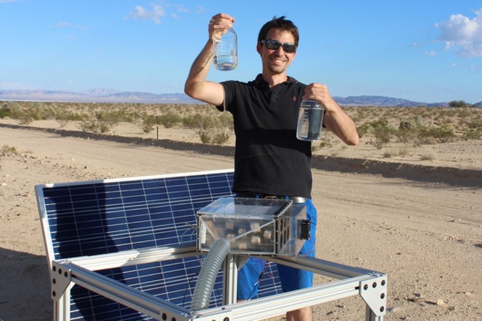 科学家研发水收集器 可从干燥沙漠空气中集水