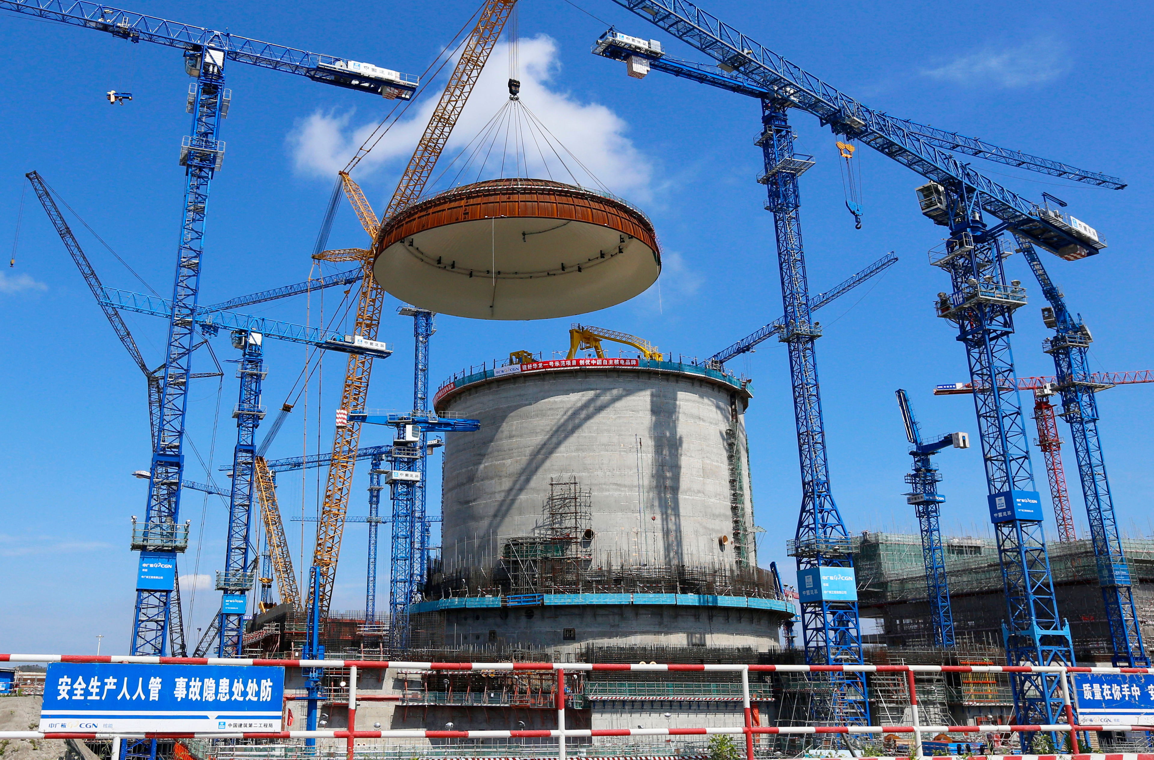 我国核电运行机组80指标优于世界中值水平漳州惠州核电项目正进行厂址
