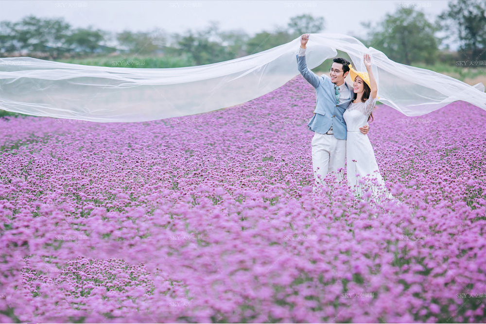 婚纱花海图片_婚纱情侣头像