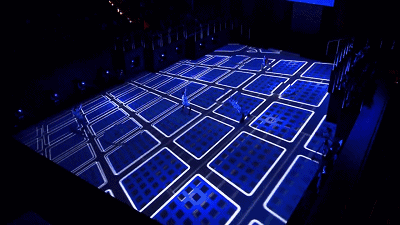 多媒体地面互动空间投影完美演绎视觉效果