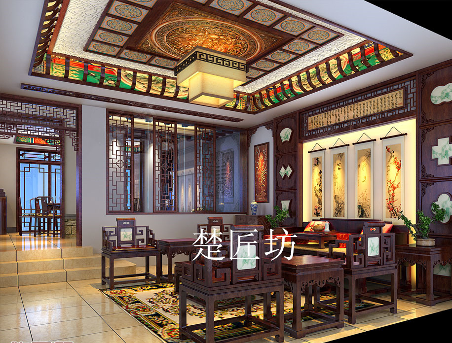 古建室内装修,室内装修卧室_大山谷图库