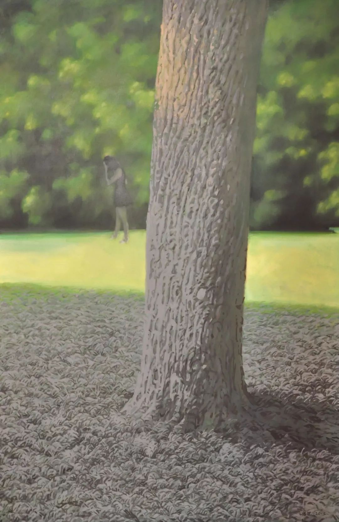 2梁宏理 liang hongli布面油画 oil on canvas1mx1.