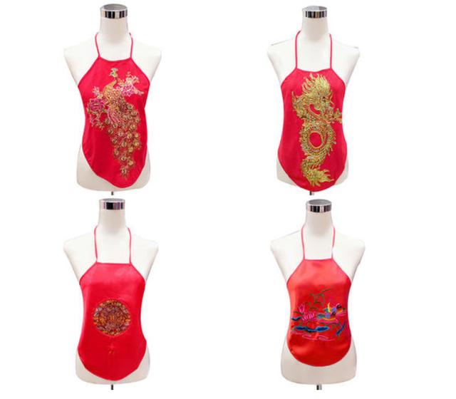 内中和亵衣",在宋代叫"抹胸",在明朝称为"阑裙",在清朝则被称为"肚兜"