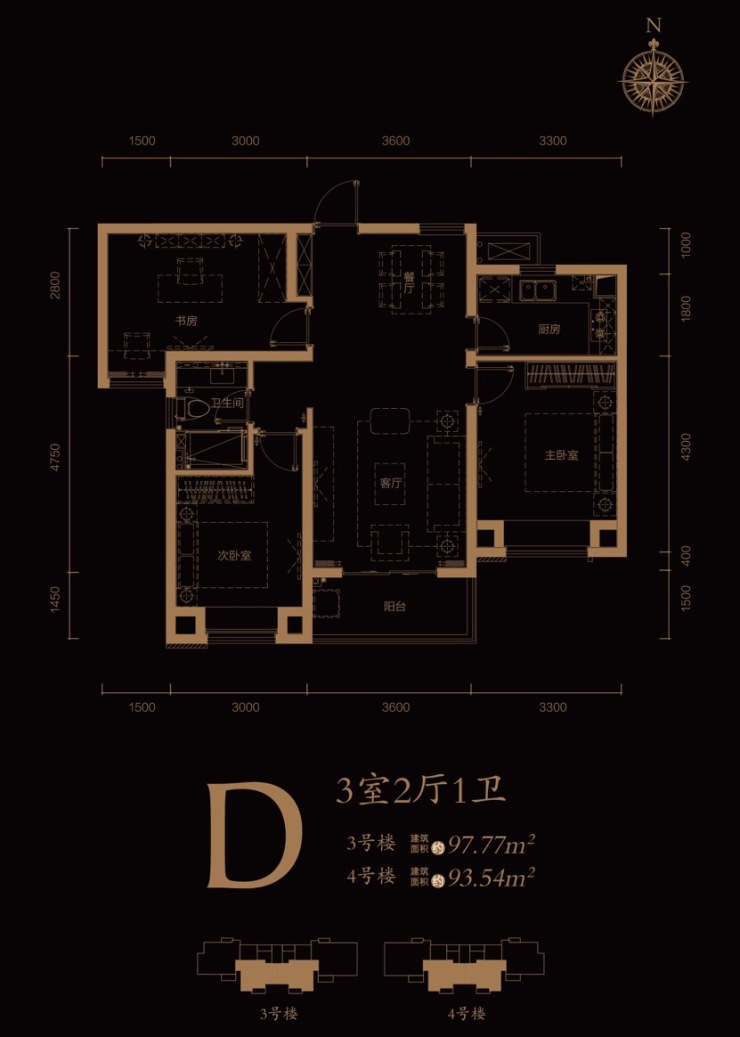 臻品三居宝藏户型,入席金茂府就趁现在_东湖