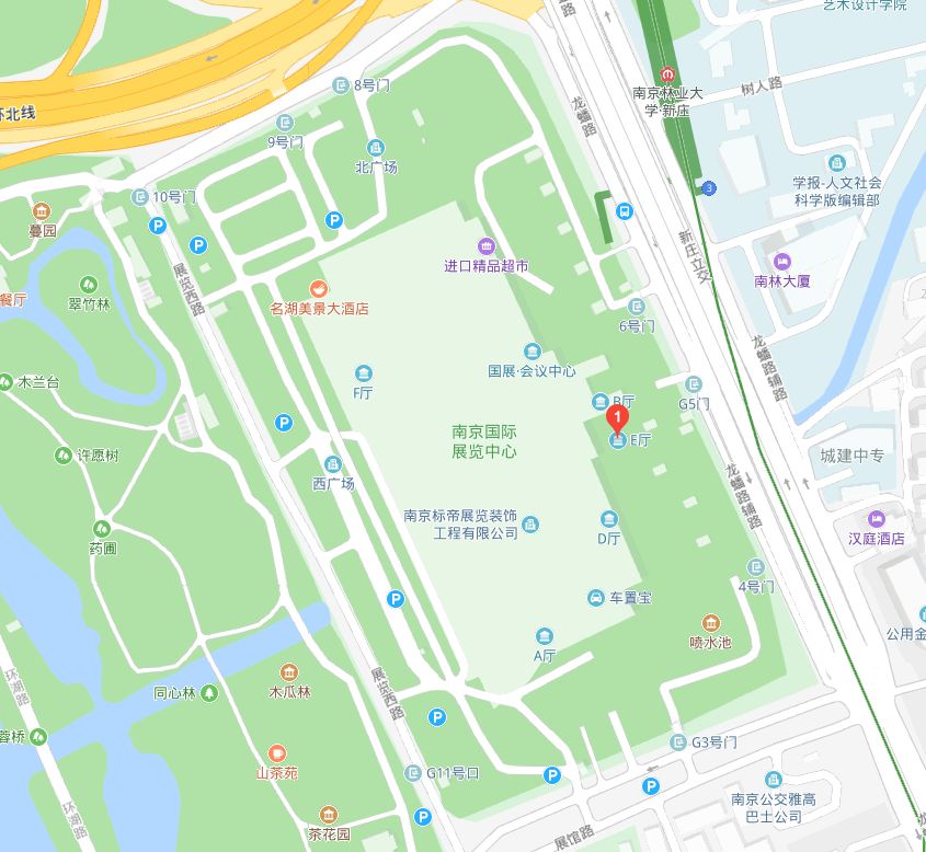 南京国际博览中心地图图片
