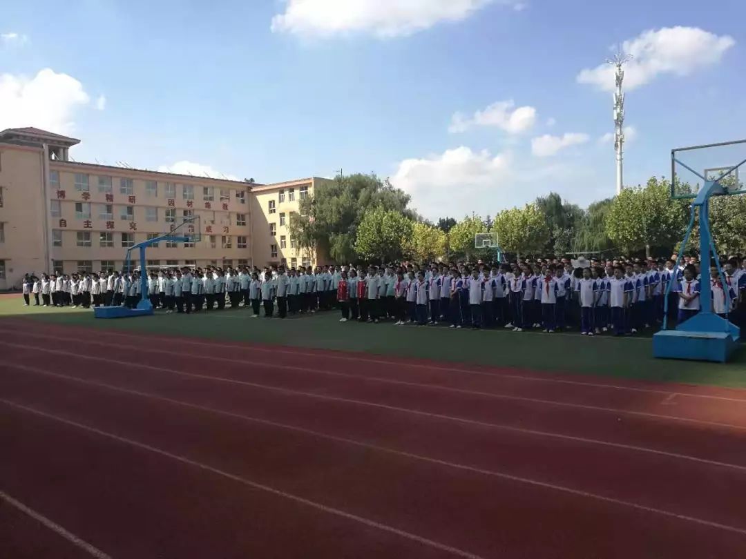 2019第270期让安全伴学习同行青岛二十七中创建平安校园举行学期初