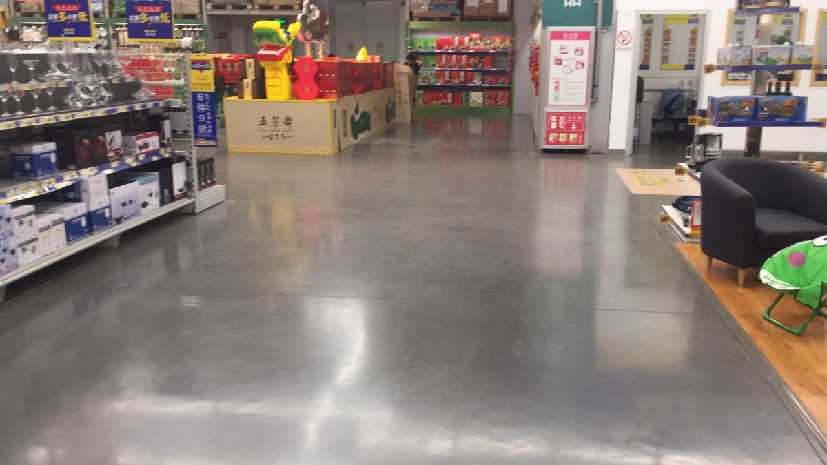 超市地坪耐磨地面施工
