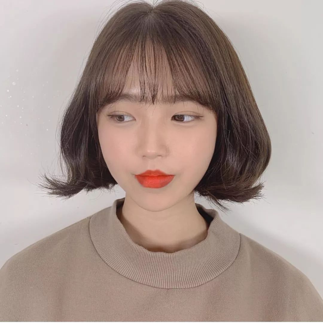 最显脸小的氧气短发