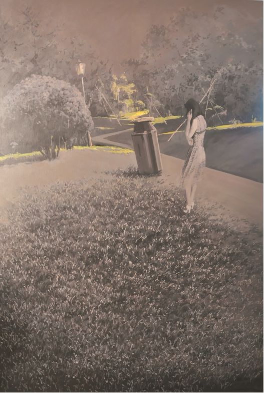 她(5)she no.5梁宏理 liang hongli布面油画 oil on canvas1mx1.