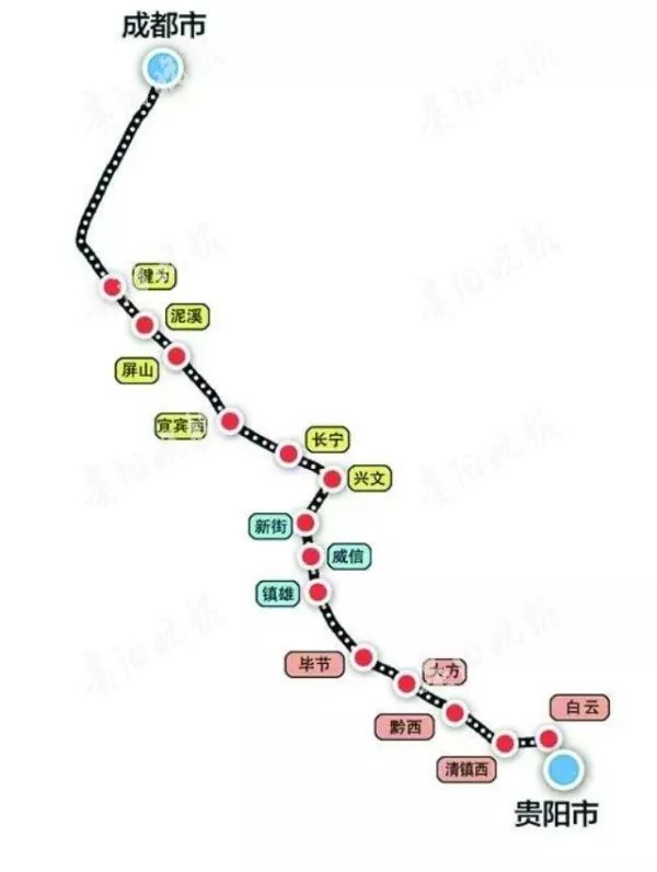 黔晨要闻贵阳到成都3小时速达成贵铁路铺轨完成年底通车