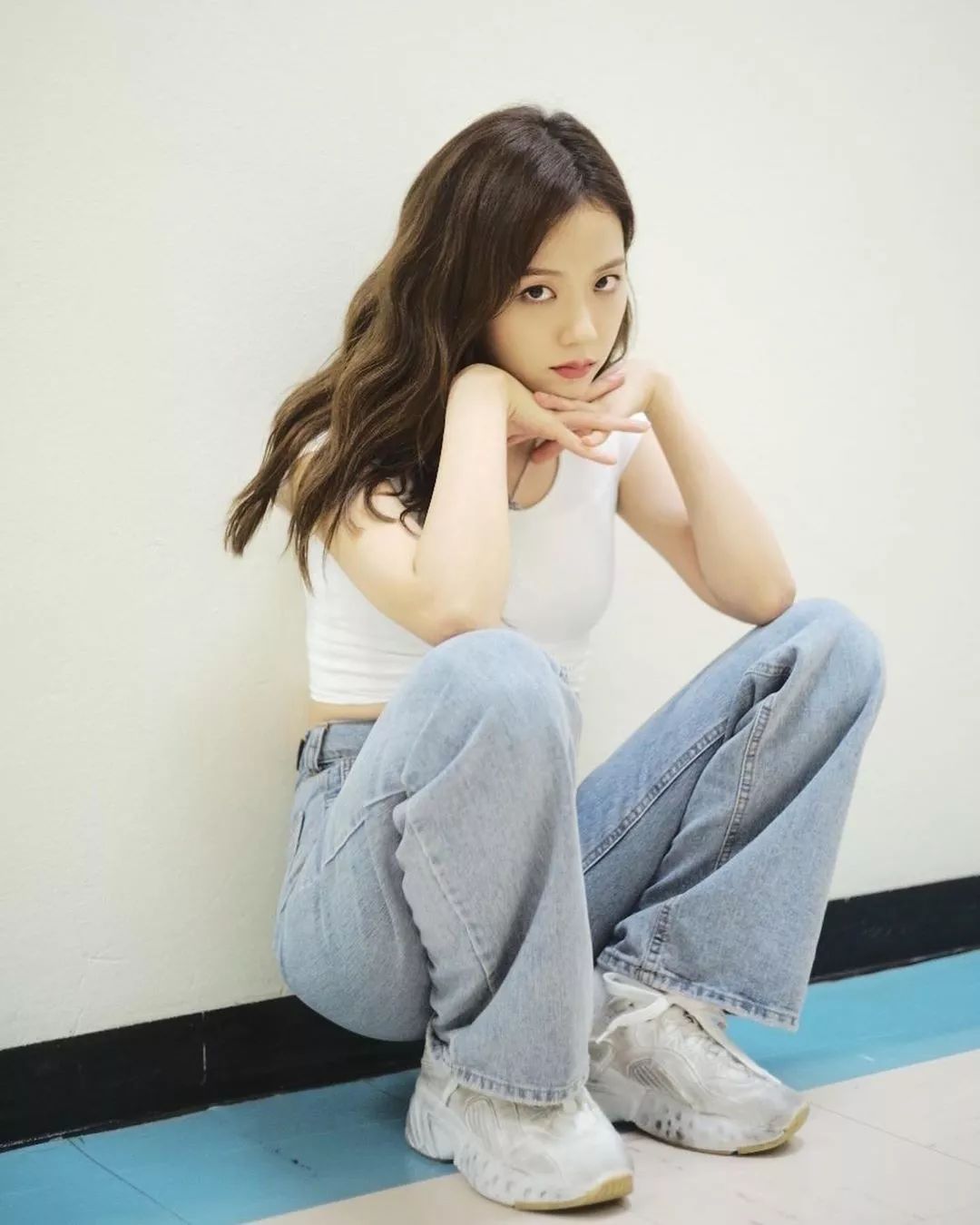 男生都会心动的浪漫甜美穿搭blackpinkjisoo私服撩人穿搭