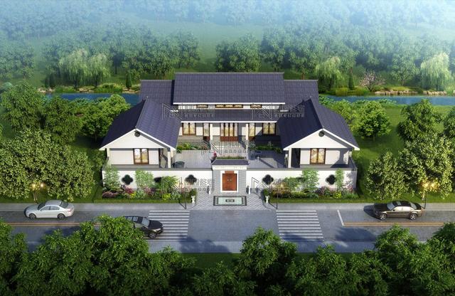 标准三进四合院,中华建筑文化的传承,父母养老房的首选