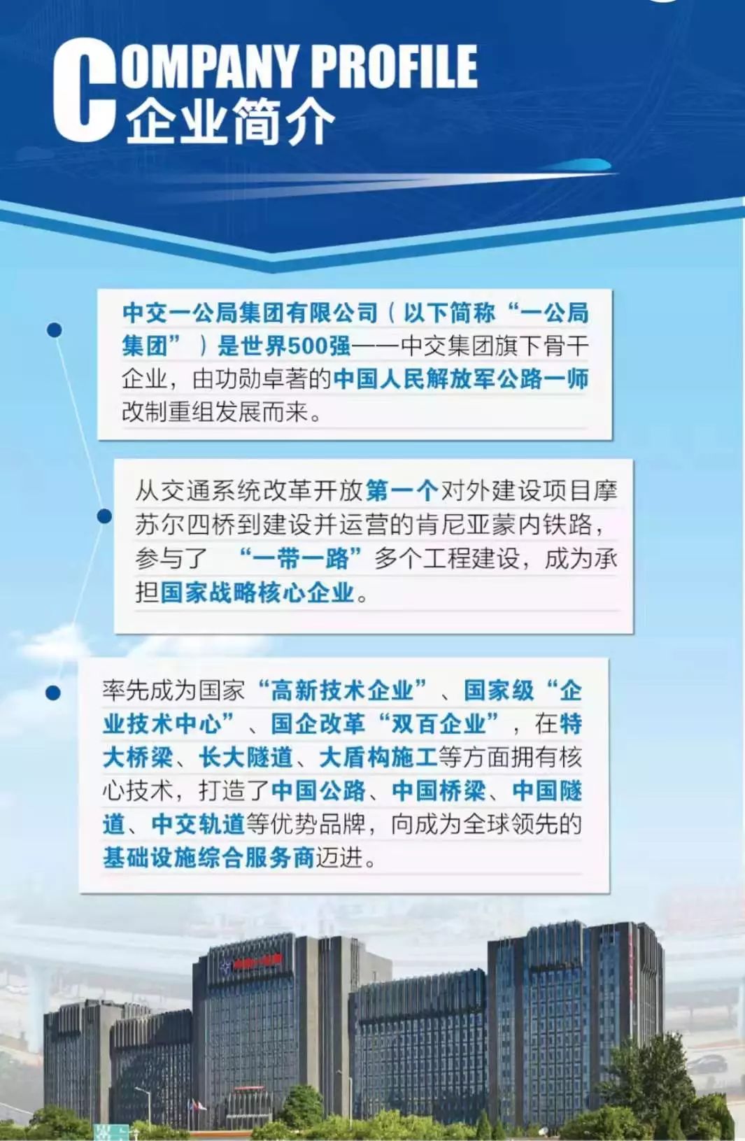 招聘快訊中交一公局集團有限公司