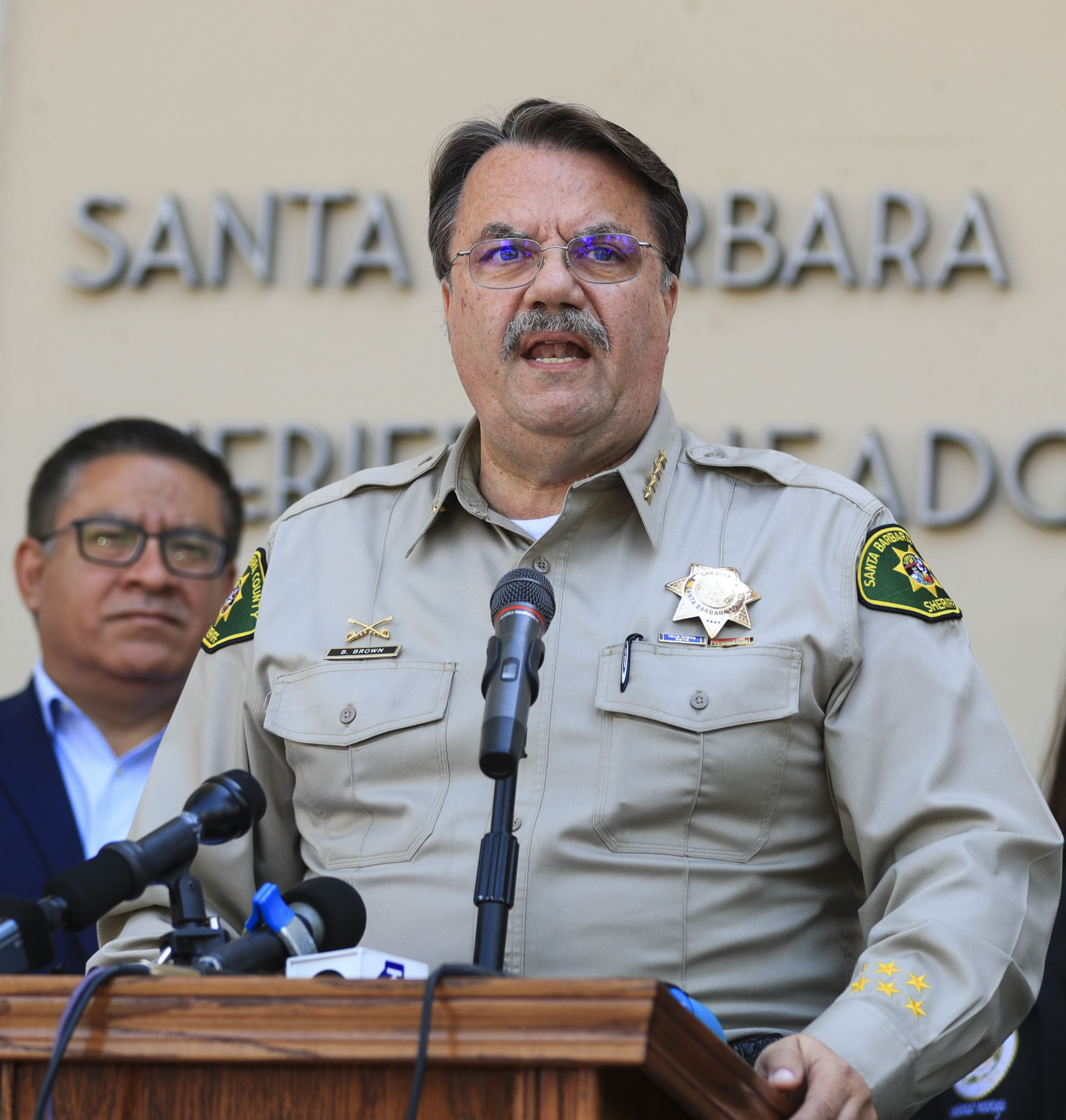 2019年9月4日9月3日,在美国圣巴巴拉县,圣巴巴拉县治安官办公室负责人