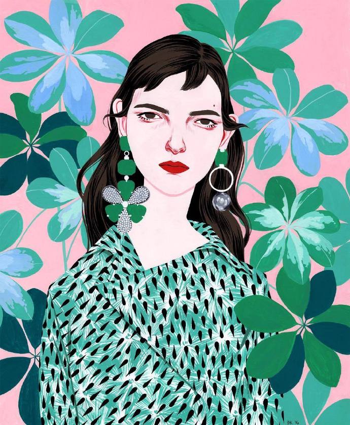 人物插画创作中的背景怎么画王氏教育