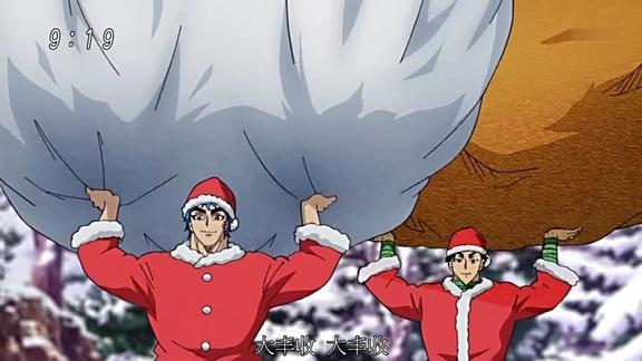 美食的俘虏阿虏等人带回来好多食材装饰圣诞树大战白色恶魔们