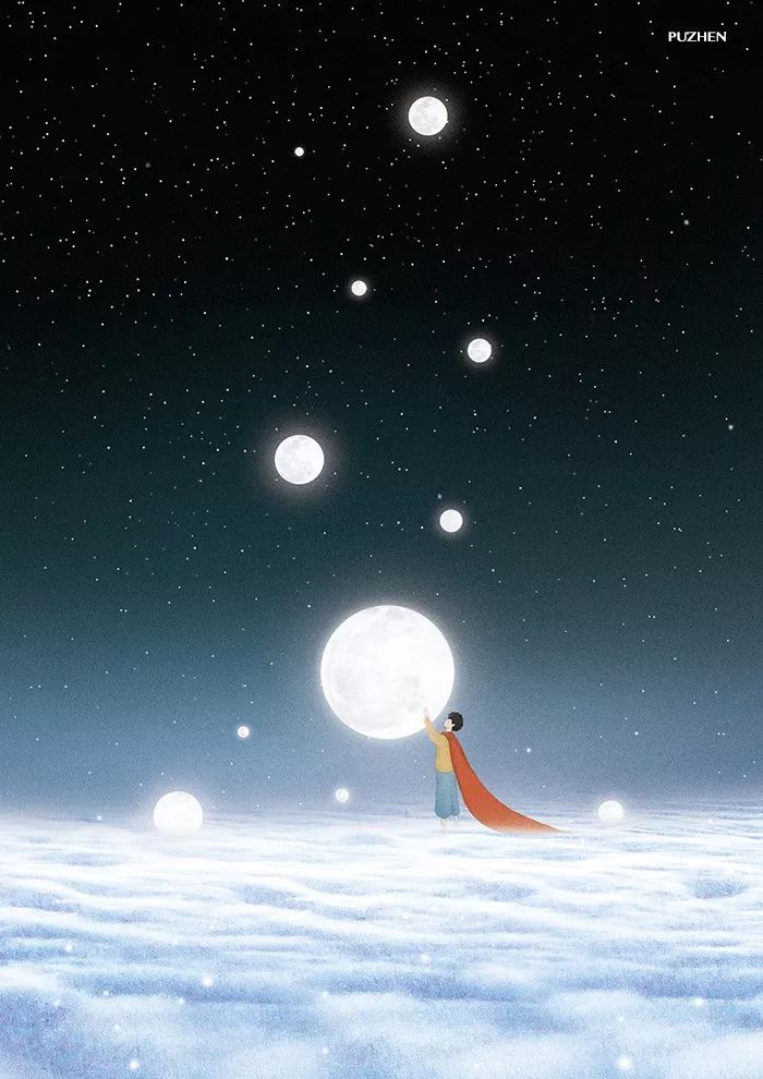 高小微夜读太美了90后插画师笔下的月光之城这是什么绝美中国风