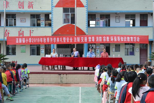 高酿镇高酿小学开展安全法制等一系列知识教育活动