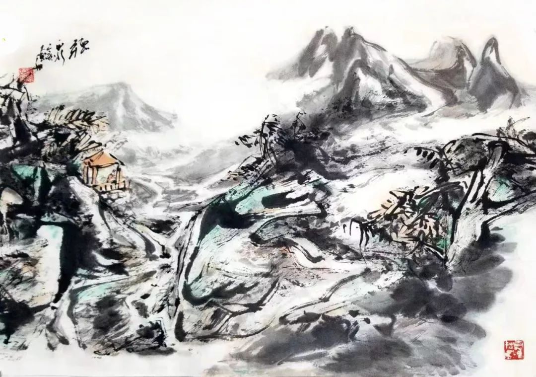 江俊德国画要遵循宇宙自然与人的三者关系