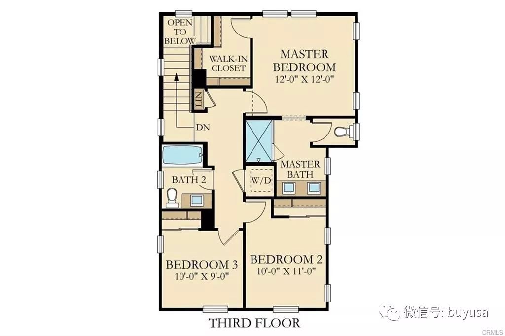 【圣伯纳迪诺房产】美国南加州upland市4卧新房户型简介【2019.09.