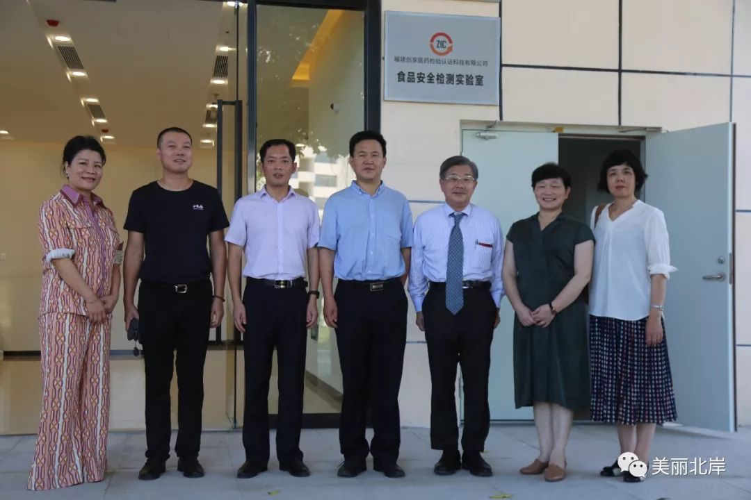 市国资委主任林素琼,管委会副主任陈群陪同考察.