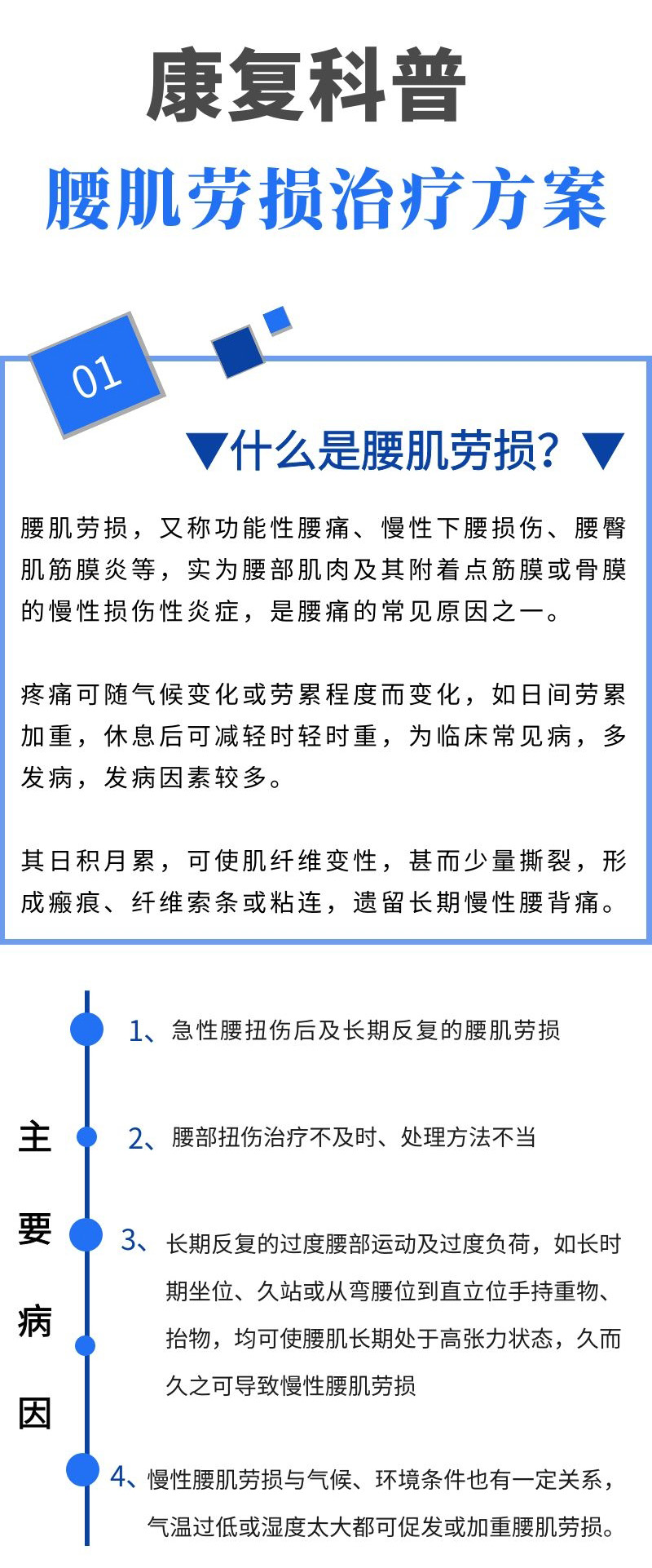 康复科普腰肌劳损治疗指南