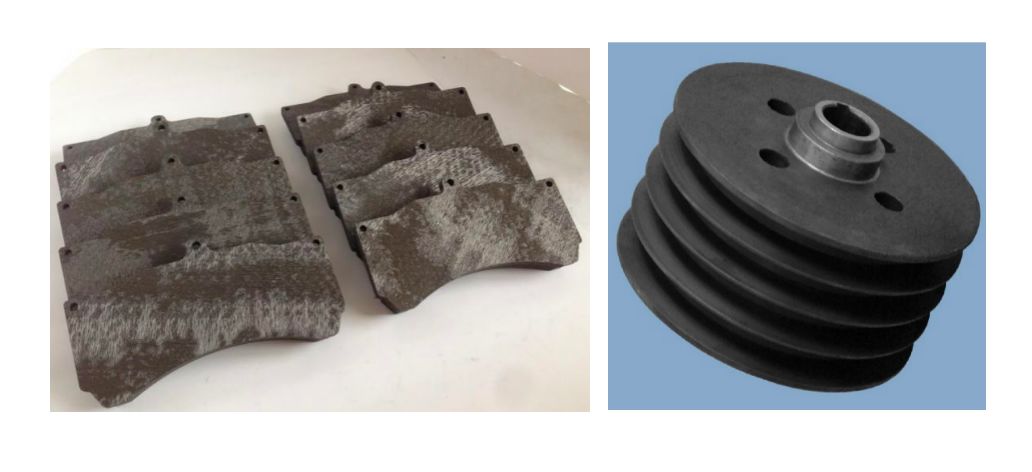 图1 c/c复合材料制品c/c复合材料的制备工艺主要有化学气相法和液相