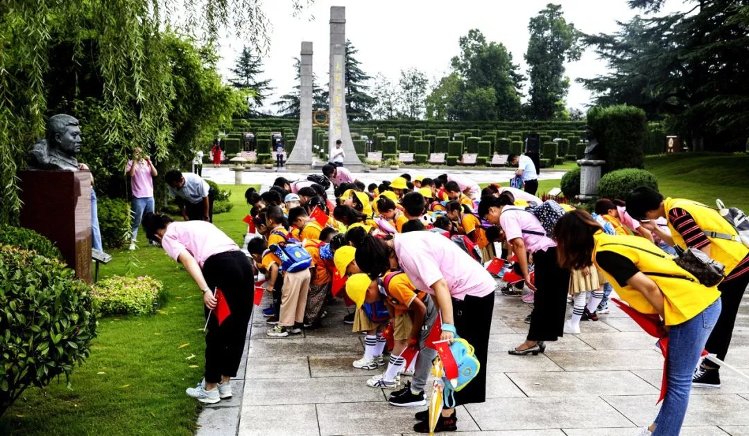 合肥市大蜀山文化陵园红色教育点亮开学第一课