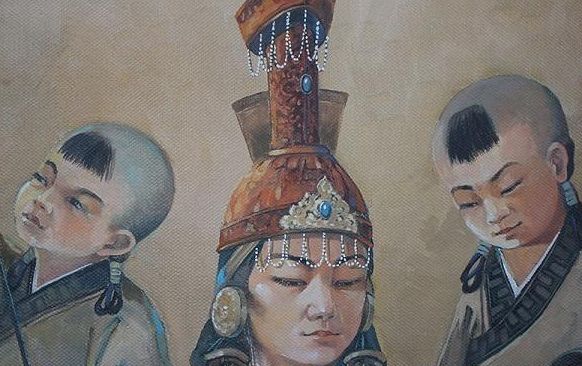 满都海彻辰夫人是蒙古特木尔远相之女,长大成人后先是嫁给了成吉思汗