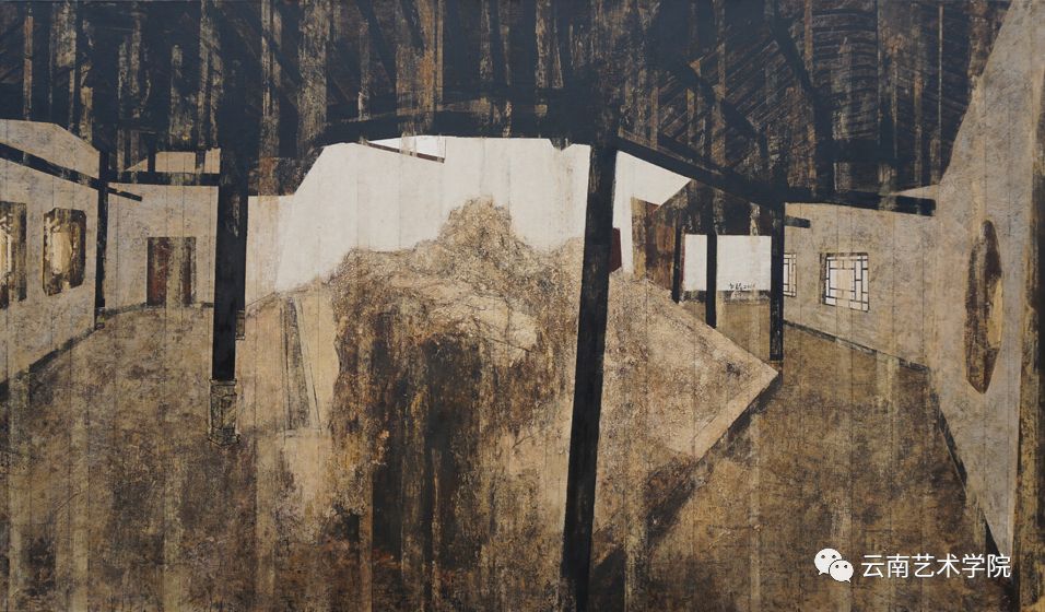 李仁琚 《图像中国》系列6号 240cm×140cm 布面油画 2018赵月秋