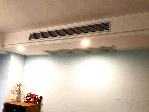 一室一厅49㎡,他家装了东芝风管机 水地暖