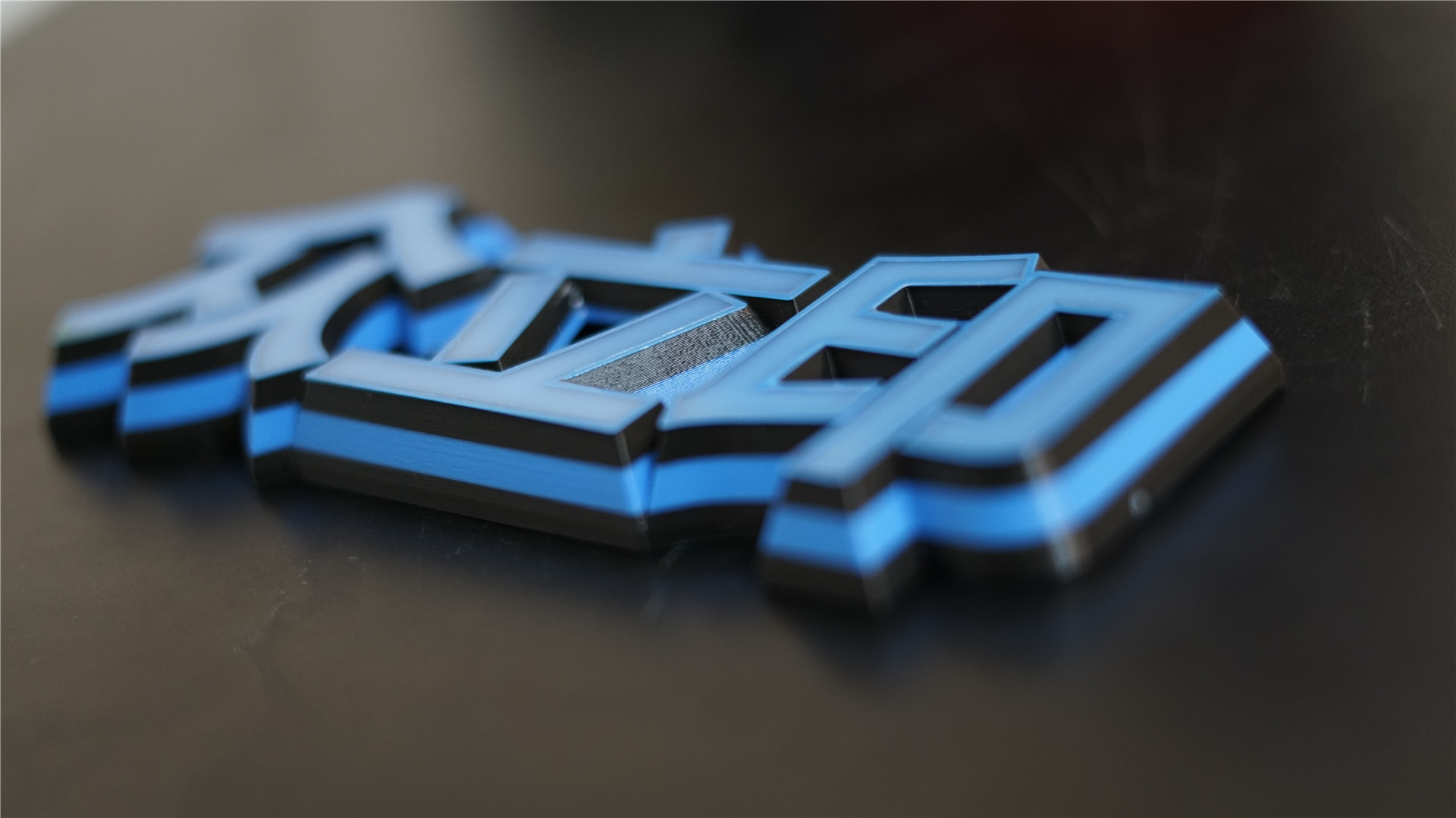 用3d打印技术做传统工艺做不了的字